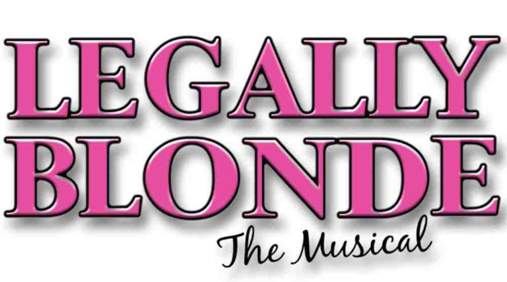 Legally Blonde the Musical logo – new costume hire collection coming February 2026 from Thespis Theatrical Costumiers
